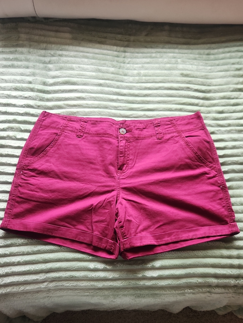 Maurices Maroon Bermuda Shorts
